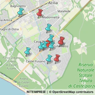 Mappa Via Marc'Antonio Cesti, 00124 Roma RM, Italia (1.53)