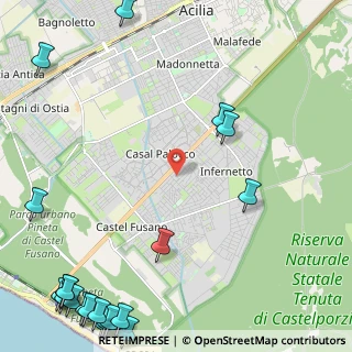 Mappa Via Marc'Antonio Cesti, 00124 Roma RM, Italia (3.995)