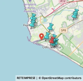 Mappa Via delle Orcadi, 00121 Lido di Ostia RM, Italia (3.49091)