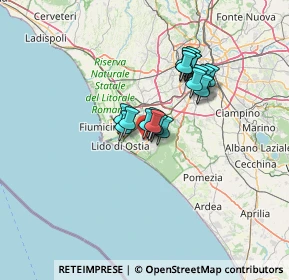 Mappa Via Aristobulo, 00124 Roma RM, Italia (10.481)