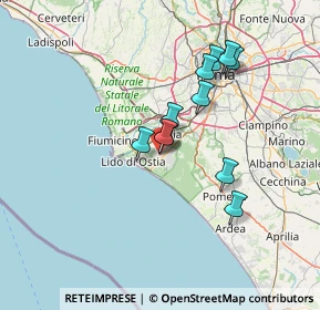 Mappa Via Aristobulo, 00124 Roma RM, Italia (11.92)