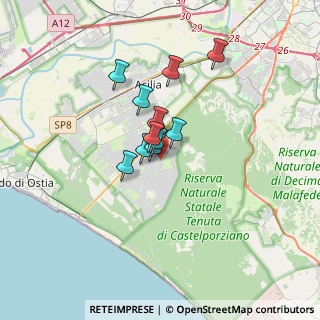 Mappa Via Francesco Landino, 00124 Roma RM, Italia (2.30182)