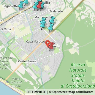 Mappa Via Pietro Montani, 00124 Roma RM, Italia (3.03231)
