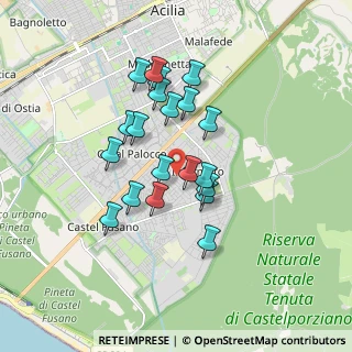 Mappa Via Pietro Montani, 00124 Roma RM, Italia (1.5445)