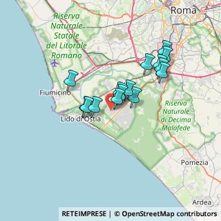 Mappa Via Telesilla, 00124 Roma RM, Italia (5.88933)