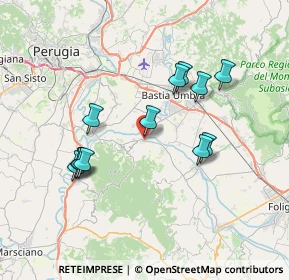 Mappa Via Liguria, 06084 Bettona PG, Italia (7.0725)