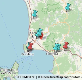 Mappa SP 21, 57021 Campiglia Marittima LI, Italia (13.52091)