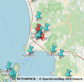 Mappa SP 21, 57021 Campiglia Marittima LI, Italia (19.06813)