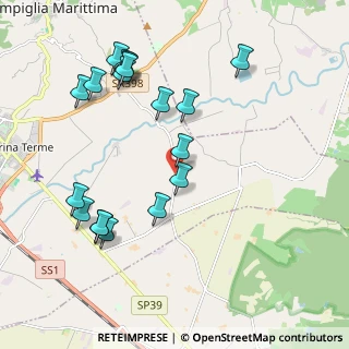 Mappa SP 21, 57021 Campiglia Marittima LI, Italia (2.29444)
