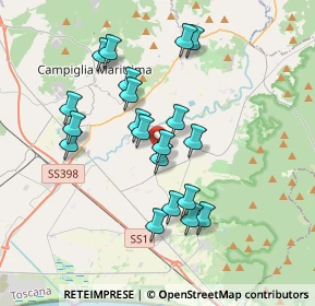 Mappa SP 21, 57021 Campiglia Marittima LI, Italia (3.4115)