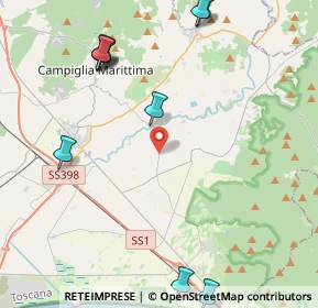 Mappa SP 21, 57021 Campiglia Marittima LI, Italia (5.95)