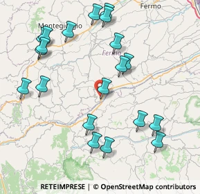 Mappa Via S. Filippo Neri, 63851 Ortezzano FM, Italia (9.47)