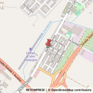 Mappa Via Enos Cerrini, 35, 57021 Campiglia Marittima, Livorno (Toscana)
