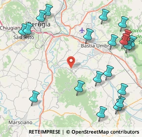 Mappa Via Colle, 06084 Bettona PG, Italia (11.7705)