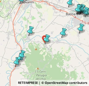 Mappa Via Colle, 06084 Bettona PG, Italia (6.9115)