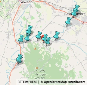 Mappa Via Colle, 06084 Bettona PG, Italia (3.93154)