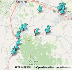 Mappa Via Colle, 06084 Bettona PG, Italia (5.32167)
