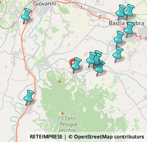 Mappa Via Colle, 06084 Bettona PG, Italia (4.61583)
