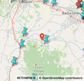 Mappa Via Colle, 06084 Bettona PG, Italia (7.77)