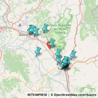 Mappa Via Monte Peglia, 06034 Assisi PG, Italia (7.734)