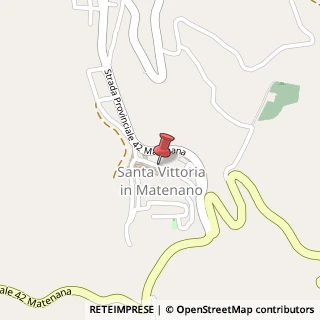 Mappa Corso Matteotti,  29, 63028 Santa Vittoria in Matenano, Fermo (Marche)