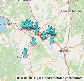 Mappa Via Topino, 06084 Bettona PG, Italia (10.32929)