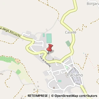 Mappa Via degli Etruschi, 24, 06060 Paciano, Perugia (Umbria)