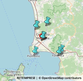 Mappa Via Indipendenza, 57021 Campiglia Marittima LI, Italia (9.91636)