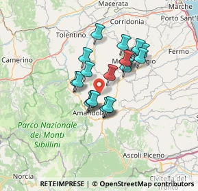 Mappa Contrada San Venanzo, 62020 San Venanzo MC, Italia (10.116)