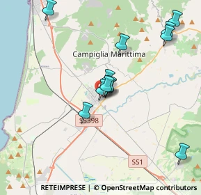 Mappa Via dell' Artigianato, 57021 Campiglia Marittima LI, Italia (4.21231)