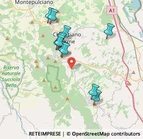 Mappa STRADA DI, 53042 Chianciano Terme SI, Italia (3.60417)