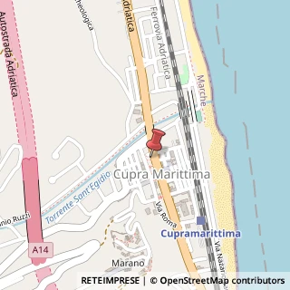 Mappa Corso Vittorio Emanuele II, 24, 63012 Cupra Marittima, Ascoli Piceno (Marche)