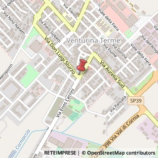 Mappa Via Enos Cerrini, 68, 57021 Campiglia Marittima, Livorno (Toscana)