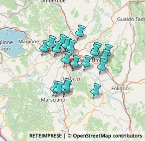 Mappa Via Giuseppe Di Vittorio, 06089 Torgiano PG, Italia (10.8695)