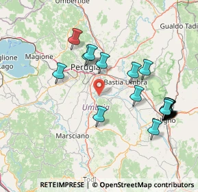 Mappa Via Giuseppe Di Vittorio, 06089 Torgiano PG, Italia (17.767)