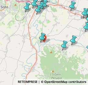 Mappa Via Giuseppe Di Vittorio, 06089 Torgiano PG, Italia (7.1005)