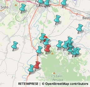 Mappa Via Giuseppe Di Vittorio, 06089 Torgiano PG, Italia (4.5845)