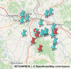 Mappa Via Giuseppe Di Vittorio, 06089 Torgiano PG, Italia (6.58737)