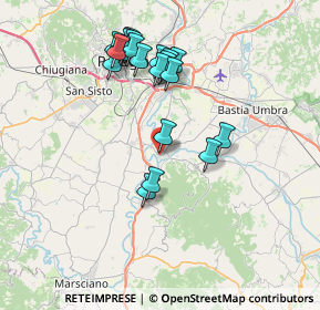 Mappa Corso Vittorio Emanuele II, 06089 Torgiano PG, Italia (7.481)