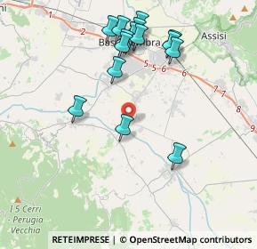 Mappa Via Tordandrea, 06084 Bettona PG, Italia (4.26)