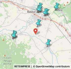 Mappa Via Tordandrea, 06084 Bettona PG, Italia (4.80636)