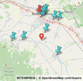 Mappa Via Tordandrea, 06084 Bettona PG, Italia (4.50909)