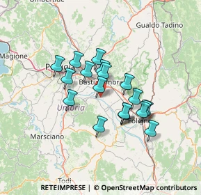 Mappa Via Tordandrea, 06084 Bettona PG, Italia (11.05158)