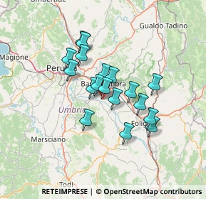 Mappa Via Tordandrea, 06084 Bettona PG, Italia (10.57167)