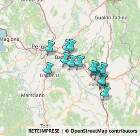 Mappa Via Tordandrea, 06084 Bettona PG, Italia (10.61071)