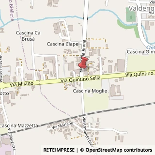 Mappa Via Roma, 5, 13855 Valdengo, Biella (Piemonte)