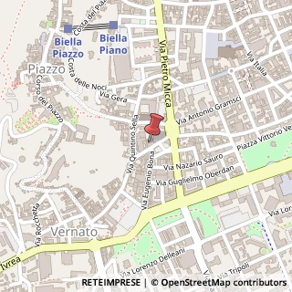 Mappa Via Cipriano Villani, 6, 13900 Biella, Biella (Piemonte)