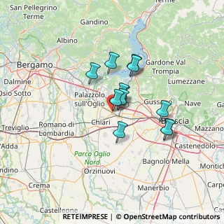Mappa 25030 Coccaglio BS, Italia (9.61167)