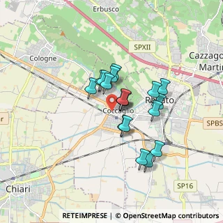 Mappa 25030 Coccaglio BS, Italia (1.26944)
