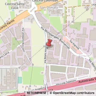 Mappa Via Beato Angelico, 21, 20900 Monza, Monza e Brianza (Lombardia)